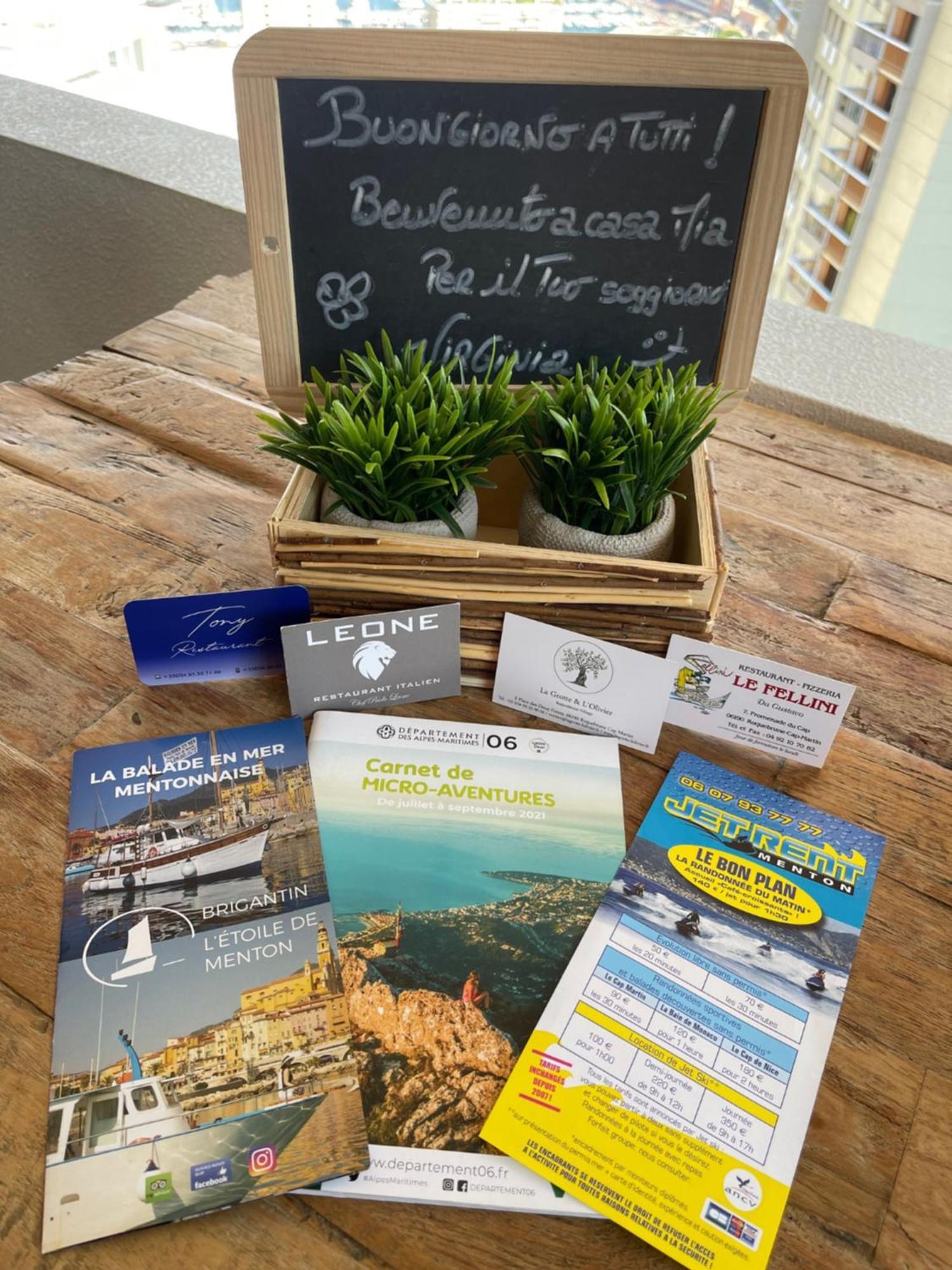 Location Saisonniere Menton 220 M Des Plages Luaran gambar